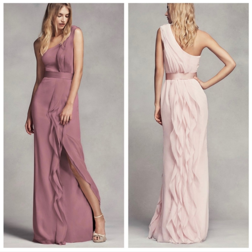 Long One-Shoulder Former Dress